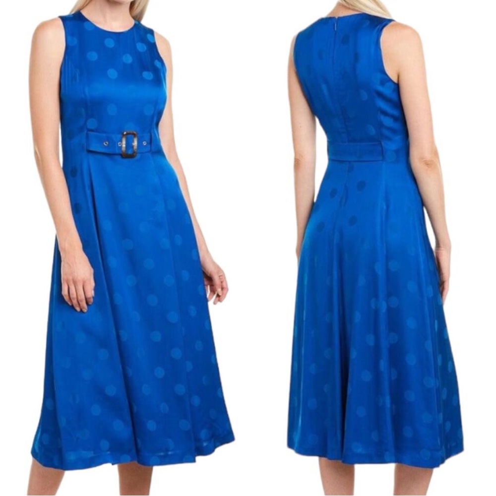 Ted Baker Blue Polka Dot Dress NWT Size 0